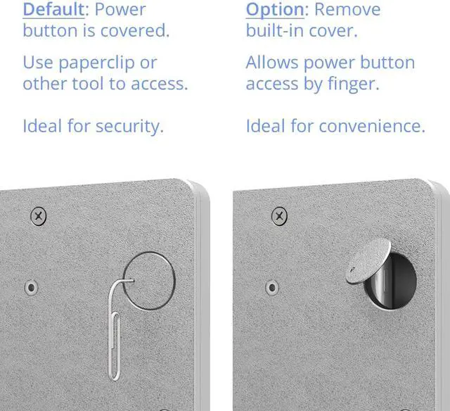 Alt view image 7 of 7 - VidaMount Light Grey Enclosure and Tilting VESA Slim Wall Mount [Bundle] compatible with Samsung Galaxy Tab E 8.0