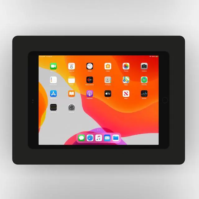 Alt view image 2 of 7 - VidaMount Black Enclosure and Tilting VESA Slim Wall Mount [Bundle] compatible with iPad 10.2" (7th Gen)