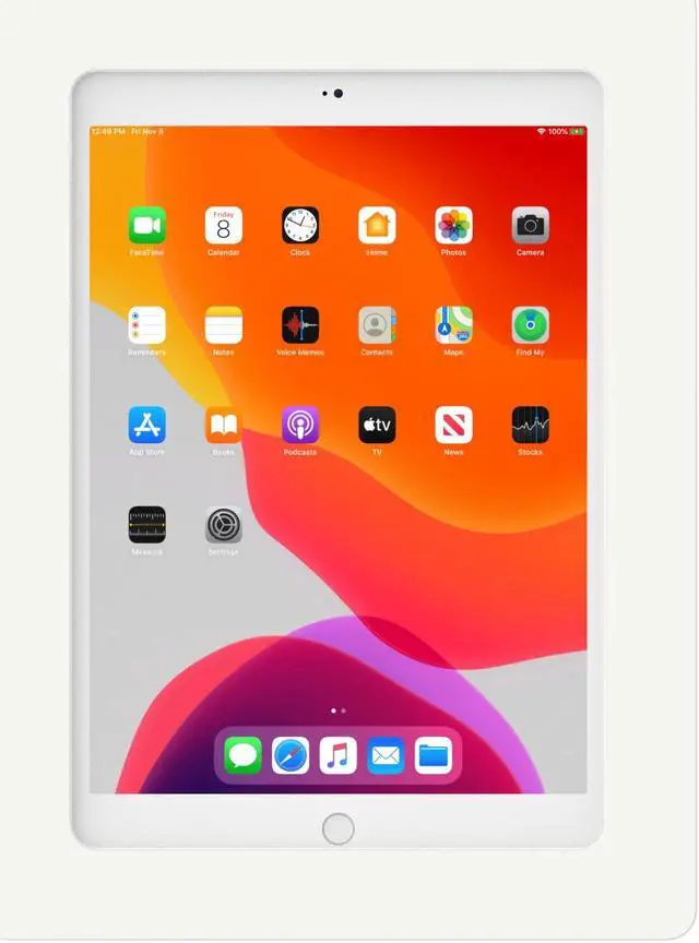 Alt view image 3 of 7 - VidaMount White On-Wall Tablet Mount compatible with iPad 10.2" (7th, 8th & 9th Gen)