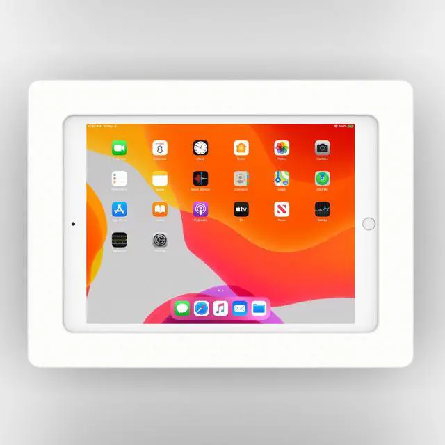 Alt view image 2 of 7 - VidaMount White Enclosure and Tilting VESA Slim Wall Mount [Bundle] compatible with iPad 10.2" (7th Gen)
