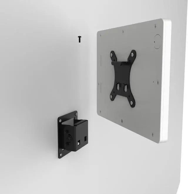 Alt view image 5 of 7 - VidaMount White Enclosure and Tilting VESA Slim Wall Mount [Bundle] compatible with iPad 10.2" (7th Gen)