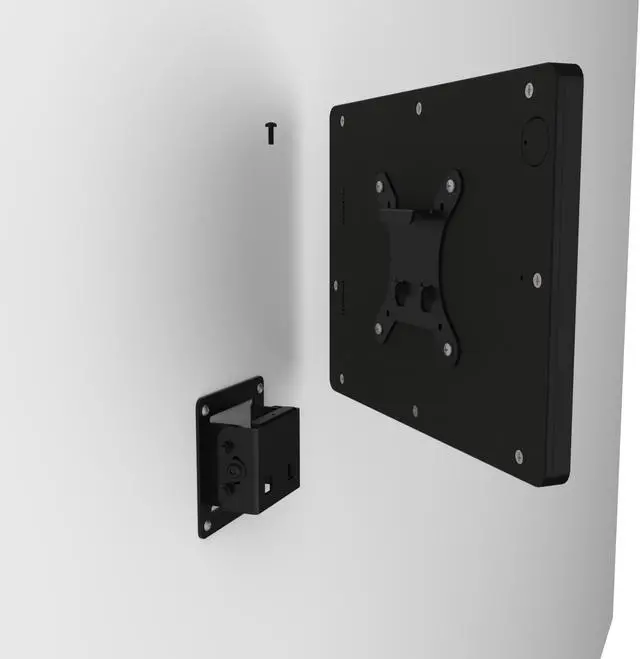 Alt view image 5 of 7 - VidaMount Black Enclosure and Tilting VESA Slim Wall Mount [Bundle] compatible with iPad 10.2" (7th Gen)