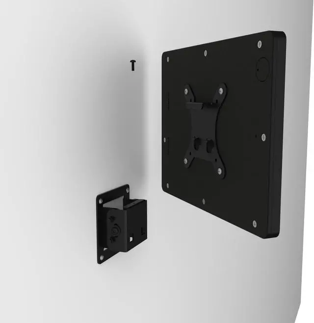 Alt view image 5 of 7 - VidaMount Black Covered Home Button Enclosure and Tilting VESA Slim Wall Mount [Bundle] compatible with iPad 10.2" (7th Gen)