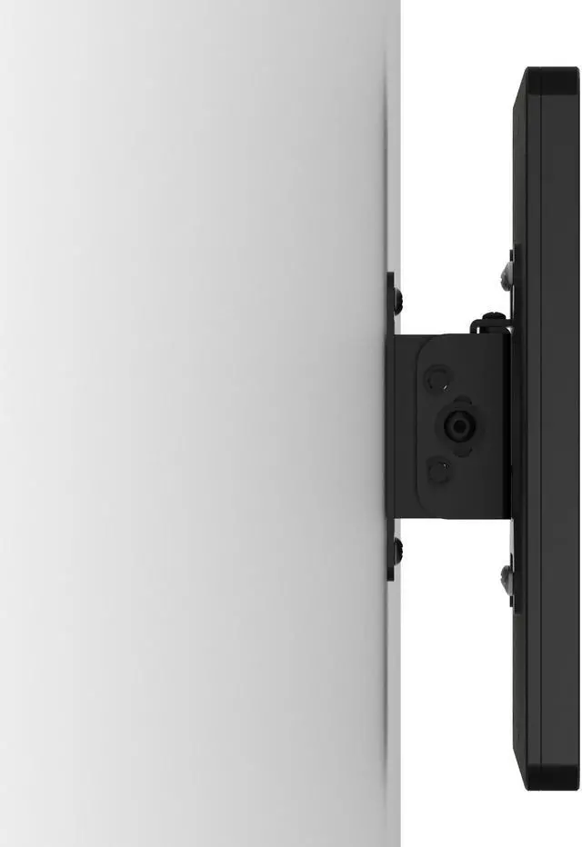 Alt view image 3 of 7 - VidaMount Black Covered Home Button Enclosure and Tilting VESA Slim Wall Mount [Bundle] compatible with iPad 10.2" (7th Gen)
