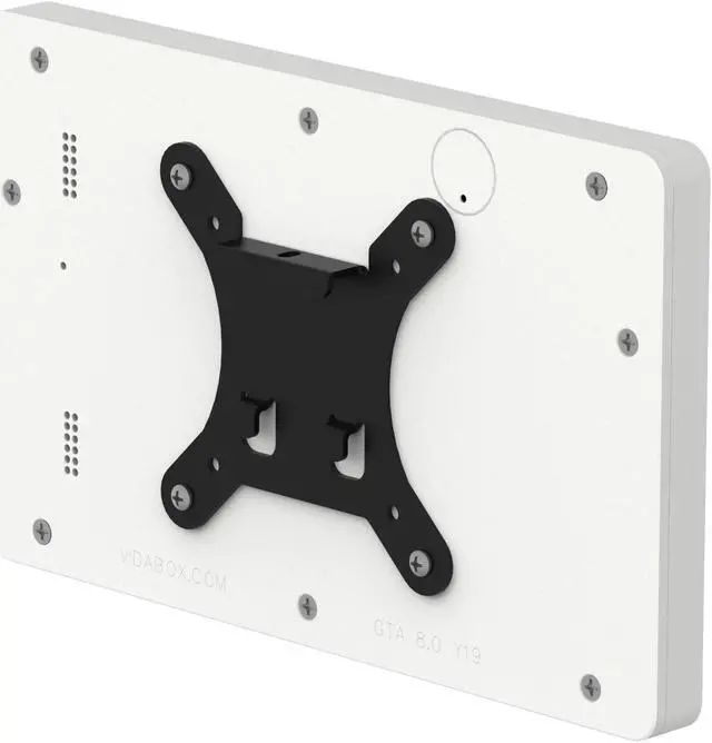 Alt view image 6 of 7 - VidaMount White Enclosure and Tilting VESA Slim Wall Mount [Bundle] compatible with Samsung Galaxy Tab A 8.0 (2019)