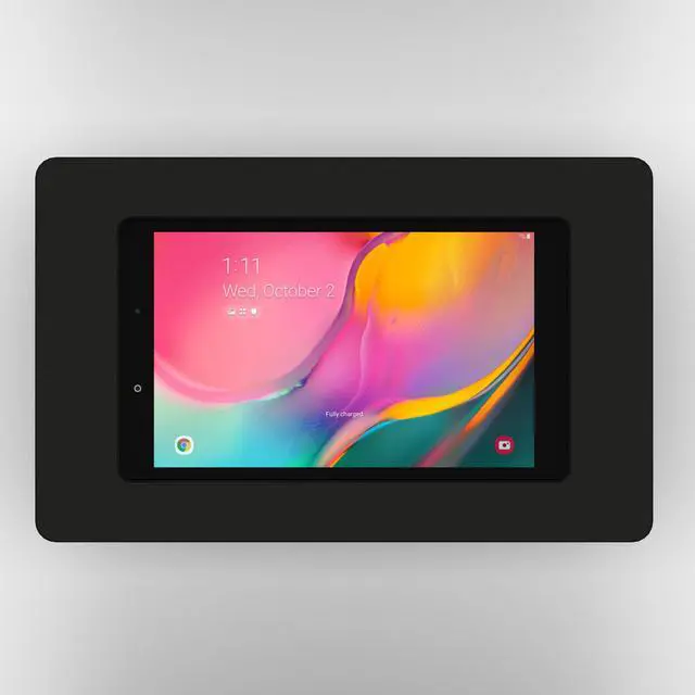Alt view image 2 of 7 - VidaMount Black Enclosure and Tilting VESA Slim Wall Mount [Bundle] compatible with Samsung Galaxy Tab A 8.0 (2019)