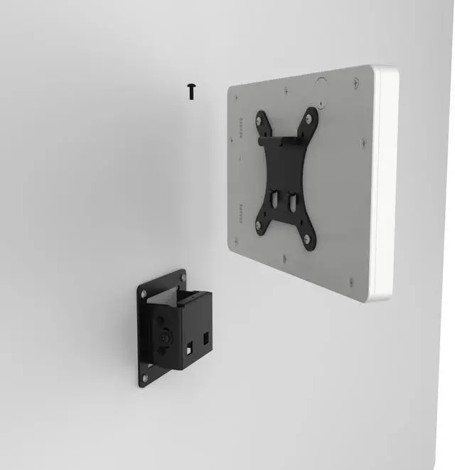 Alt view image 5 of 7 - VidaMount White Enclosure and Tilting VESA Slim Wall Mount [Bundle] compatible with Samsung Galaxy Tab A 8.0 (2019)