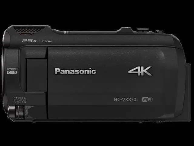 Alt view image 8 of 20 - Panasonic HC-VX870 4K Ultra HD Camcorder #HC-VX870K