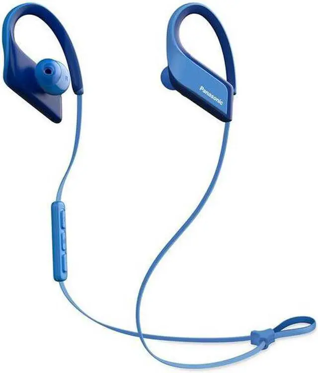 Alt view image 2 of 17 - Panasonic Wings Ultra-Light Wireless Bluetooth Sport Earphones - Blue - Rp-Bts35-A