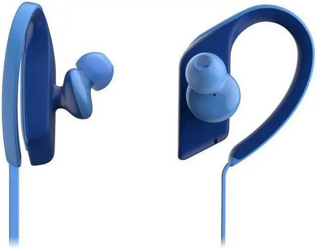 Alt view image 3 of 17 - Panasonic Wings Ultra-Light Wireless Bluetooth Sport Earphones - Blue - Rp-Bts35-A