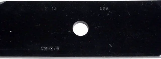 Alt view image 6 of 7 - USA Mower Blades (3) CMB276BP Toothed Extra High Lift Blade Fits Dixie Chopper® 3022760 A6022760N Bunton® PL7441 Length 20-1/2 in. Width 2-1/2 in. Thickness .250 in. Center Hole 5/8 in. 60 in. Deck