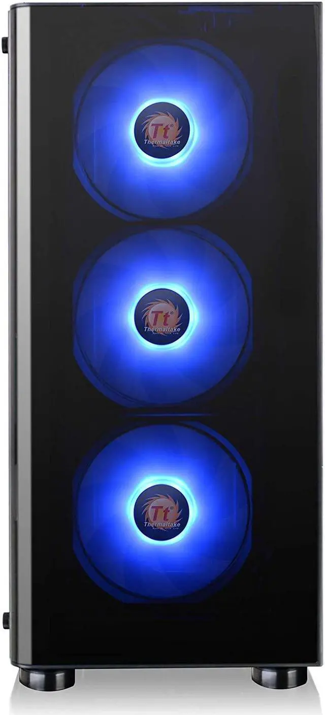 Alt view image 2 of 7 - Thermaltake V200 Tempered Glass RGB ATX Mid-Tower Computer Case