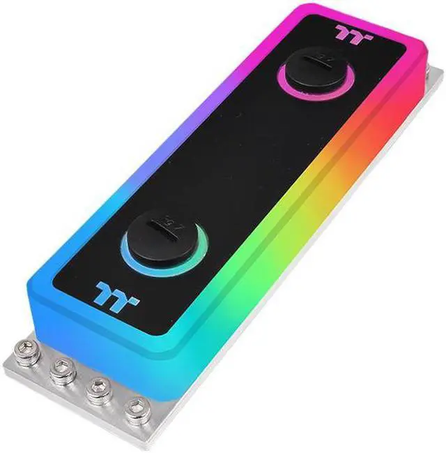 Alt view image 2 of 7 - Thermaltake WaterRam RGB 32GB (4 x 8GB) 288-Pin DDR4 3600MHz (PC4 28800) Liquid Cooling Memory Model CL-W262-CA00SW-A