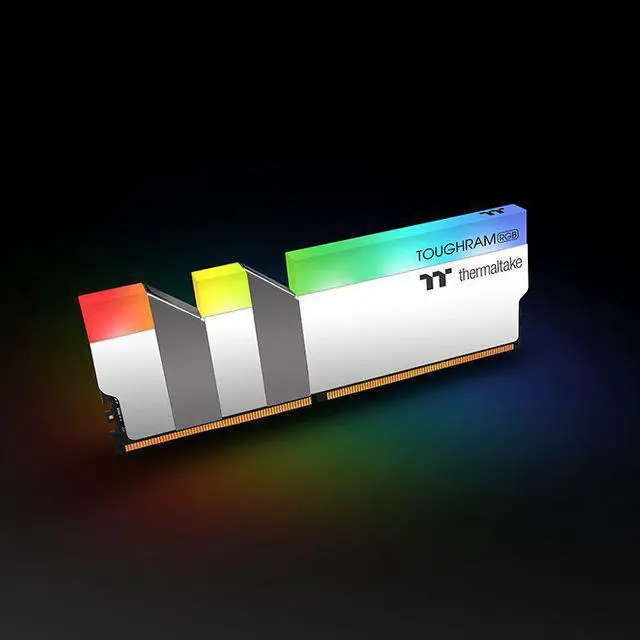 Alt view image 3 of 14 - Thermaltake TOUGHRAM RGB 16GB (2 x 8GB) 288-Pin DDR4 4400MHz (PC4 35200) Desktop Memory - White R022D408GX2-4400C19A