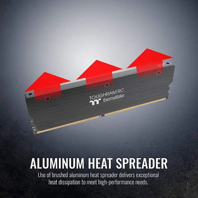 Alt view image 3 of 6 - Thermaltake TOUGHRAM RC 16GB (2 x 8GB) 288-Pin DDR4 SDRAM DDR4 3600 (PC4 28800) Desktop Memory Model RA24D408GX2-3600C18A