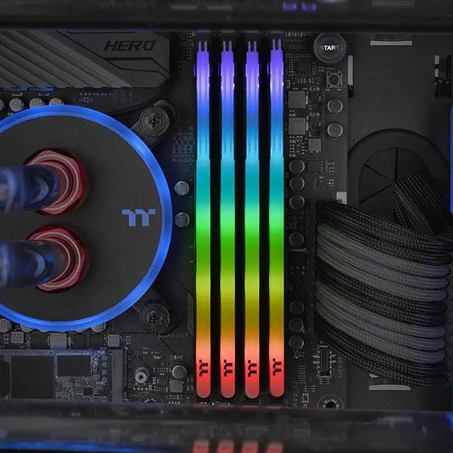 Alt view image 5 of 6 - Thermaltake TOUGHRAM Z-One RGB 16GB (2 x 8GB) DDR4 3600 (PC4 28800) Desktop Memory - R019D408GX2-3600C18A