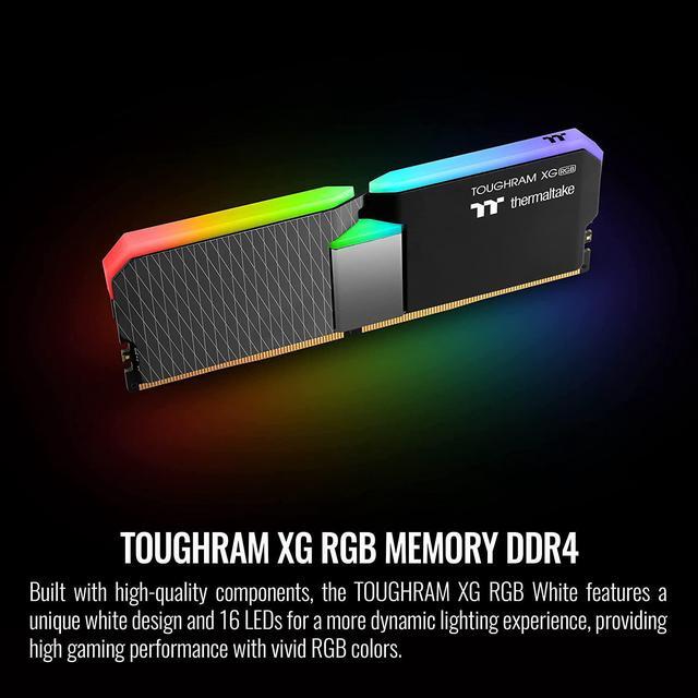 Alt view image 2 of 6 - Thermaltake TOUGHRAM XG RGB DDR4 3600MHz 64GB (32GB x 2) 16.8 Million Color RGB Alexa/Razer Chroma/5V Motherboard Syncable RGB Memory R016R432GX2-3600C18A