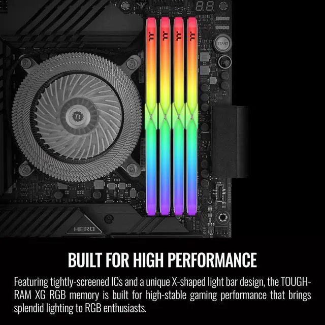 Alt view image 3 of 6 - Thermaltake TOUGHRAM XG RGB White DDR4 4000MHz 64GB C19 (32GB x 2) 16.8 Million Color RGB Alexa/Razer Chroma/5V Motherboard Syncable RGB Memory RG06R432GX2-4000C19B