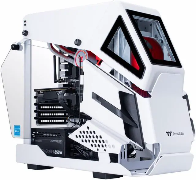 Alt view image 2 of 7 - Thermaltake LCGS AH-i360 R4 Snow AIO Liquid Cooled CPU Gaming Desktop (Intel Core™ i5-12600KF, ToughRam DDR4 3600Mhz 16GB RGB Memory, NVIDIA® GeForce RTX™ 3060, 1TB NVMe M.2, Win10) AHW2-B66R-360-LCS