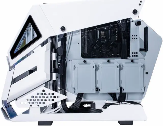 Alt view image 3 of 7 - Thermaltake LCGS AH-i360 R4 Snow AIO Liquid Cooled CPU Gaming Desktop (Intel Core™ i5-12600KF, ToughRam DDR4 3600Mhz 16GB RGB Memory, NVIDIA® GeForce RTX™ 3060, 1TB NVMe M.2, Win10) AHW2-B66R-360-LCS
