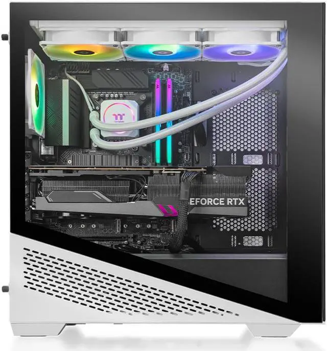 Alt view image 5 of 6 - Thermaltake LCGS Frostbite i4690 AIO Liquid Cooled CPU Gaming PC(Intel Core i9-13900KF, ToughRam XG 5600MT/s 32GB DDR5 RGB Memory, NVIDIA® GeForce RTX 4090, 1TB NVMe Gen4 M.2, Wifi)D3FB-Z690-490-LCS