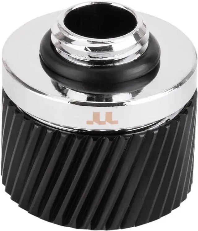 Main image of Thermaltake Pacific SF Hard Tube 16mm OD Compression Silver Black/DIY LCS/Fittings CL-W389-CA16BL-A