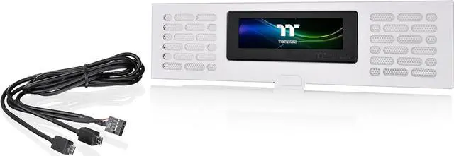 Main image of Thermaltake Tower 200 Series Snow LCD Panel Kit, 3.9" LCD Display, Supported by Tt RGB Plus 2.0 Software, AC-066-OO6NAN-A1, 3 Year Warranty