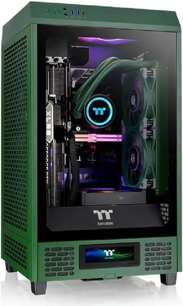 Alt view image 3 of 6 - Thermaltake Tower 200 Series Racing Green LCD Panel Kit, 3.9" LCD Display, Supported by Tt RGB Plus 2.0 Software, AC-067-OODNAN-A1, 3 Year Warranty