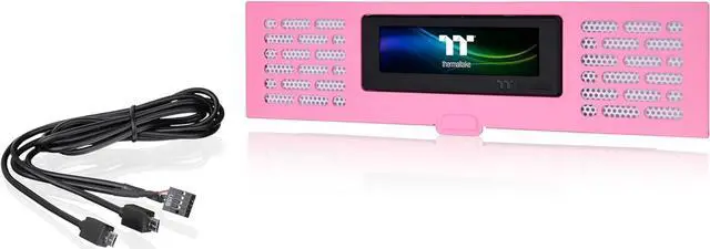 Main image of Thermaltake Tower 200 Series Bubble Pink LCD Panel Kit, 3.9" LCD Display, Supported by Tt RGB Plus 2.0 Software, AC-067-OOANAN-A1, 3 Year Warranty