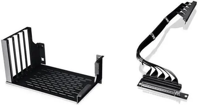 Alt view image 4 of 5 - Thermaltake CTE E660 MX Black Mid Tower E-ATX Case; Supports Hidden Connector MB, Versatile GPU Mounting with Included Riser Cable, Dual Front Panels, CA-1Y3-00M1WN-01