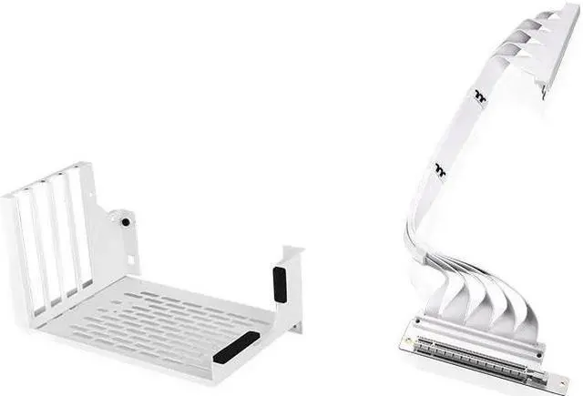 Alt view image 4 of 5 - Thermaltake CTE E660 MX Snow Mid Tower E-ATX Case; Supports Hidden Connector MB, Versatile GPU Mounting with Included Riser Cable, Dual Front Panels, CA-1Y3-00M6WN-01