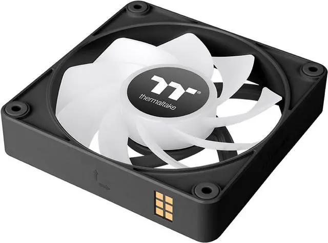 Alt view image 4 of 6 - Thermaltake CT120 EX ARGB Reverse PC Cooling Fan (3-Fan Pack), Magnetic Connection, 5V Motherboard Sync, 16.8 Million Colors 9 Addressable LEDs, 120 mm Case/Radiator Fan, CL-F192-PL12SW-A