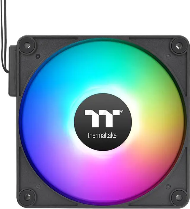 Alt view image 2 of 6 - Thermaltake CT120 EX ARGB Reverse PC Cooling Fan (3-Fan Pack), Magnetic Connection, 5V Motherboard Sync, 16.8 Million Colors 9 Addressable LEDs, 120 mm Case/Radiator Fan, CL-F192-PL12SW-A