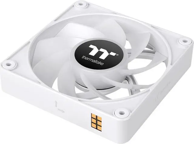 Alt view image 4 of 6 - Thermaltake CT140 EX ARGB Reverse PC Cooling Fan White (3-Fan Pack), Magnetic Connection, 5V Motherboard Sync, 16.8 Million Colors 9 Addressable LEDs, 140 mm Case/Radiator Fan, CL-F195-PL14SW-A
