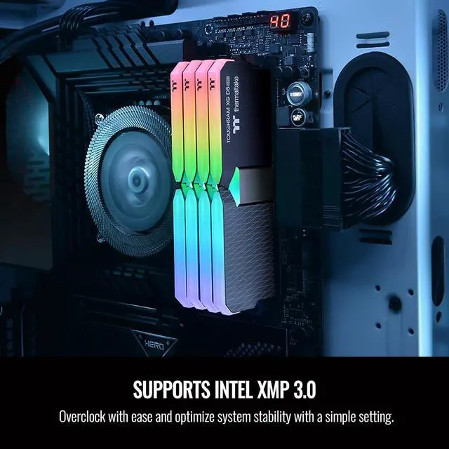 Alt view image 4 of 5 - Thermaltake TOUGHRAM XG RGB D5 32GB (2x16GB) DDR5 6000MT/s C36 Memory, 16 LEDs, RG33D516GX2-6000C36B
