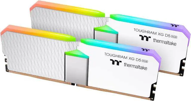 Main image of Thermaltake TOUGHRAM XG RGB D5 Memory DDR5 32 GB (16GBx2) 5600 Mhz C36, Hynix IC, 16 LEDs, RG34D516GX2-5600C36B - White
