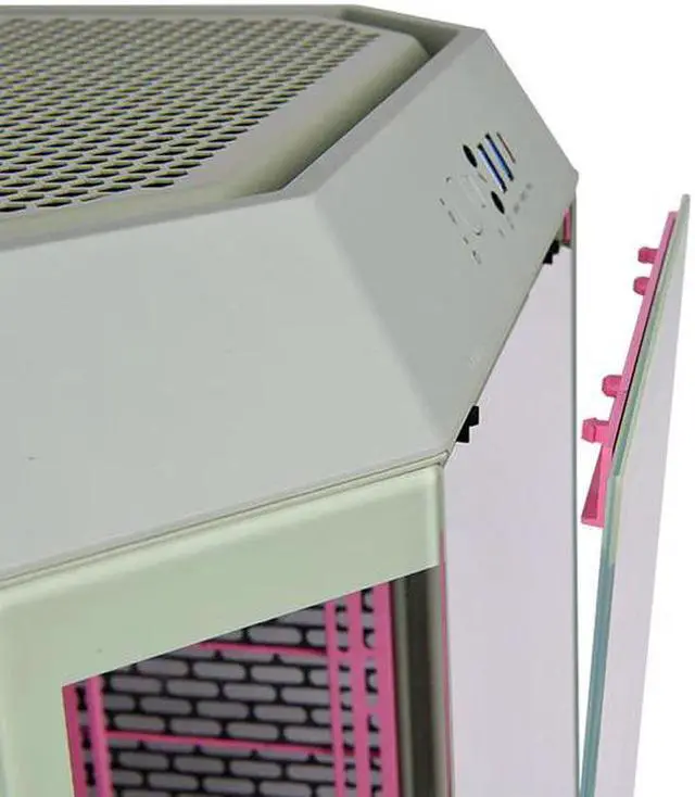 Alt view image 5 of 7 - Thermaltake Tower 300 Summer Edition Matcha Plum Micro-ATX Case; 2x140mm CT Fan Included; Supports Up to 420mm Radiator; Horizontal Display Capable; CA-1Y4-00SJWN-00