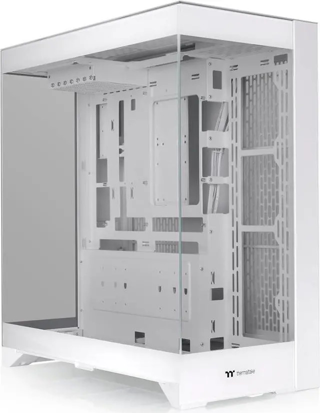 Main image of Thermaltake CTE E550 TG Snow Mid Tower ATX Case; 3 Tempered Glass Panels; Hidden-Connector Motherboard Support; Three-Way VGA Installations; Dual Chamber Design; CA-1Z8-00M6WN-00