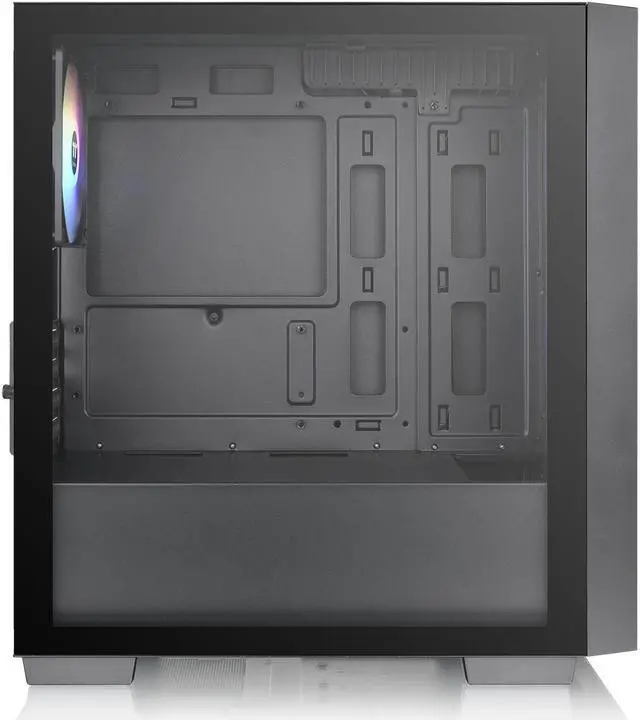Alt view image 3 of 17 - Thermaltake Versa H16 TG ARGB Black Micro ATX Tower Case Tempered Glass Side Panel 3 Pre-Installed ARGB Fans CA-1Y8-00S1WN-02