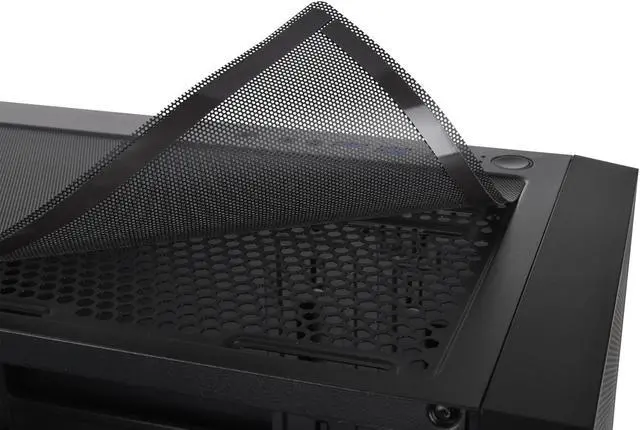 Alt view image 7 of 17 - Thermaltake Versa H16 TG ARGB Black Micro ATX Tower Case Tempered Glass Side Panel 3 Pre-Installed ARGB Fans CA-1Y8-00S1WN-02