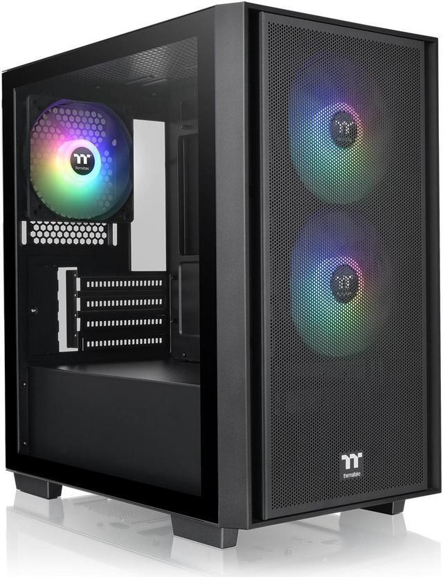 Thermaltake Versa H16 TG ARGB Black Micro ATX Tower Case Thermaltake Versa H16 TG ARGB Black Micro ATX Tower Case