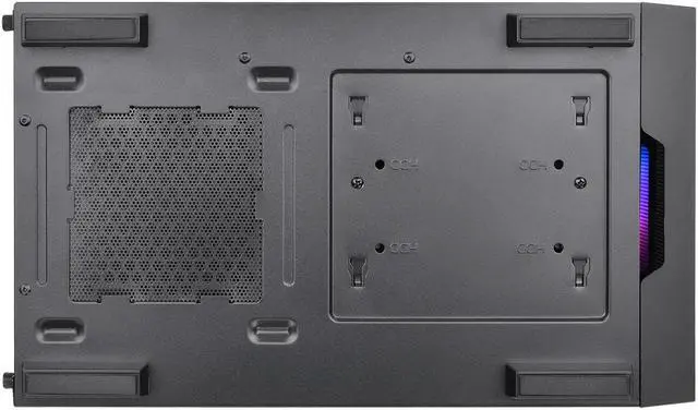 Alt view image 6 of 17 - Thermaltake Versa H16 TG ARGB Black Micro ATX Tower Case Tempered Glass Side Panel 3 Pre-Installed ARGB Fans CA-1Y8-00S1WN-02