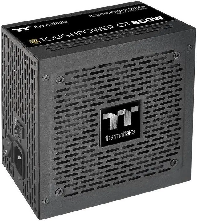 Alt view image 3 of 6 - Thermaltake Toughpower GT 850W ATX 3.1 Standard Power Supply 80 Plus Gold Efficiency Smart Zero Fan Native 450W PCIe 5.1 Connector PS-TPT-0850FNFAGU-3