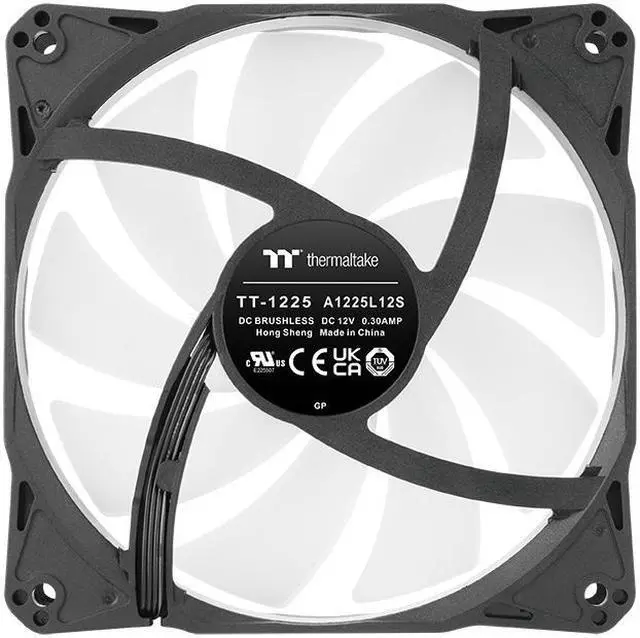 Alt view image 4 of 7 - Thermaltake LE120 ARGB PWM Fan (3 Pack) PWM controlled 500~1500 rpm 5V Motherboard Sync 16.8 Million Colors 9 Addressable LEDs Airflow 66.1 CFM 120mm Hydraulic Bearing Case Fan CL-F204-PL12SW-A