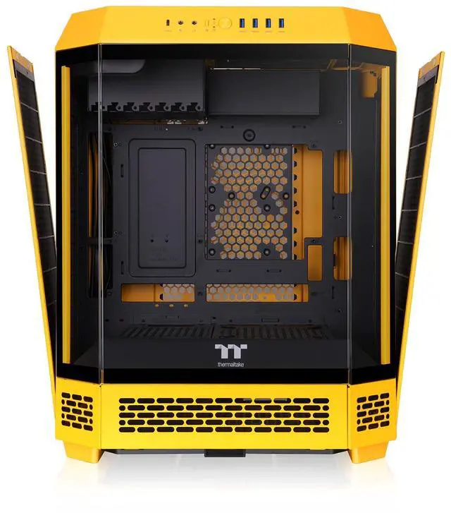 Alt view image 2 of 20 - Thermaltake The Tower 600 Bumblebee Mid Tower Chassis CA1Z100M4WN00