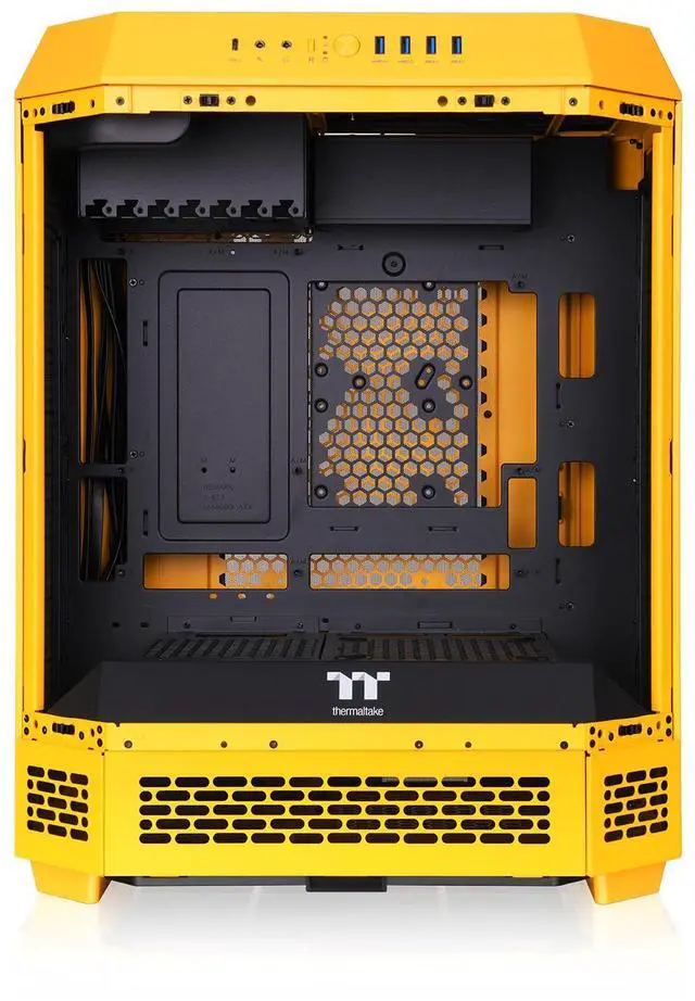 Alt view image 3 of 20 - Thermaltake The Tower 600 Bumblebee Mid Tower Chassis CA1Z100M4WN00