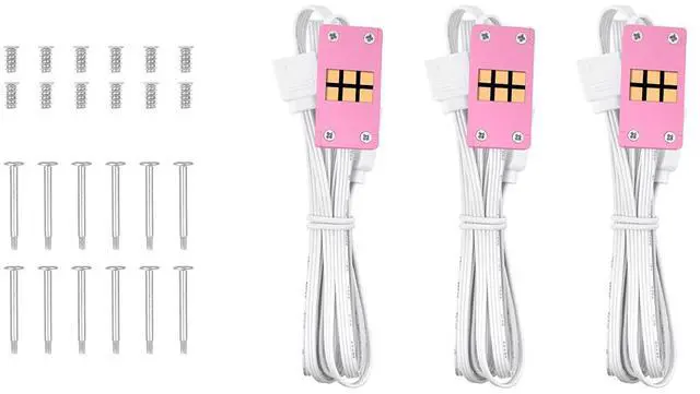 Alt view image 7 of 7 - Thermaltake CT120 EX ARGB Sync PC Cooling Fan 3 Pack, PWM 500~2000 RPM, 5V Motherboard Sync, 16.8 Million Colors 9 LEDs, MagForce 2.0 Connectors, Hydraulic Bearing, Bubble Pink, CL-F219-PL12PK-A