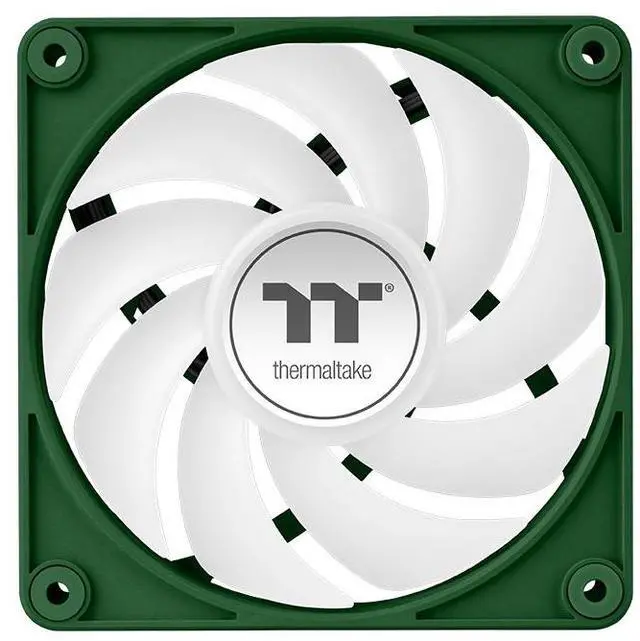 Alt view image 3 of 7 - Thermaltake CT120 EX ARGB Sync PC Cooling Fan 3 Pack, PWM 500~2000 RPM, 5V Motherboard Sync, 16.8 Million Colors 9 LEDs, MagForce 2.0 Connectors, Hydraulic Bearing, Racing Green, CL-F220-PL12RG-A