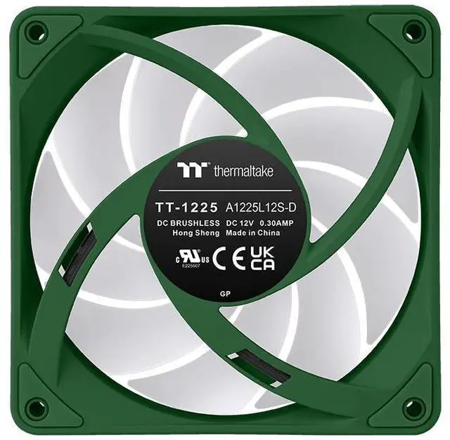 Alt view image 4 of 7 - Thermaltake CT120 EX ARGB Sync PC Cooling Fan 3 Pack, PWM 500~2000 RPM, 5V Motherboard Sync, 16.8 Million Colors 9 LEDs, MagForce 2.0 Connectors, Hydraulic Bearing, Racing Green, CL-F220-PL12RG-A
