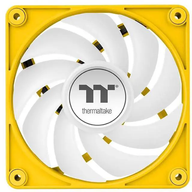 Alt view image 3 of 7 - Thermaltake CT140 EX ARGB Sync PC Cooling Fan 3 Pack, PWM 500~1800 RPM, 5V Motherboard Sync, 16.8 Million Colors 9 LEDs, MagForce 2.0 Connectors, Hydraulic Bearing, Bumblebee, CL-F217-PL14BB-A